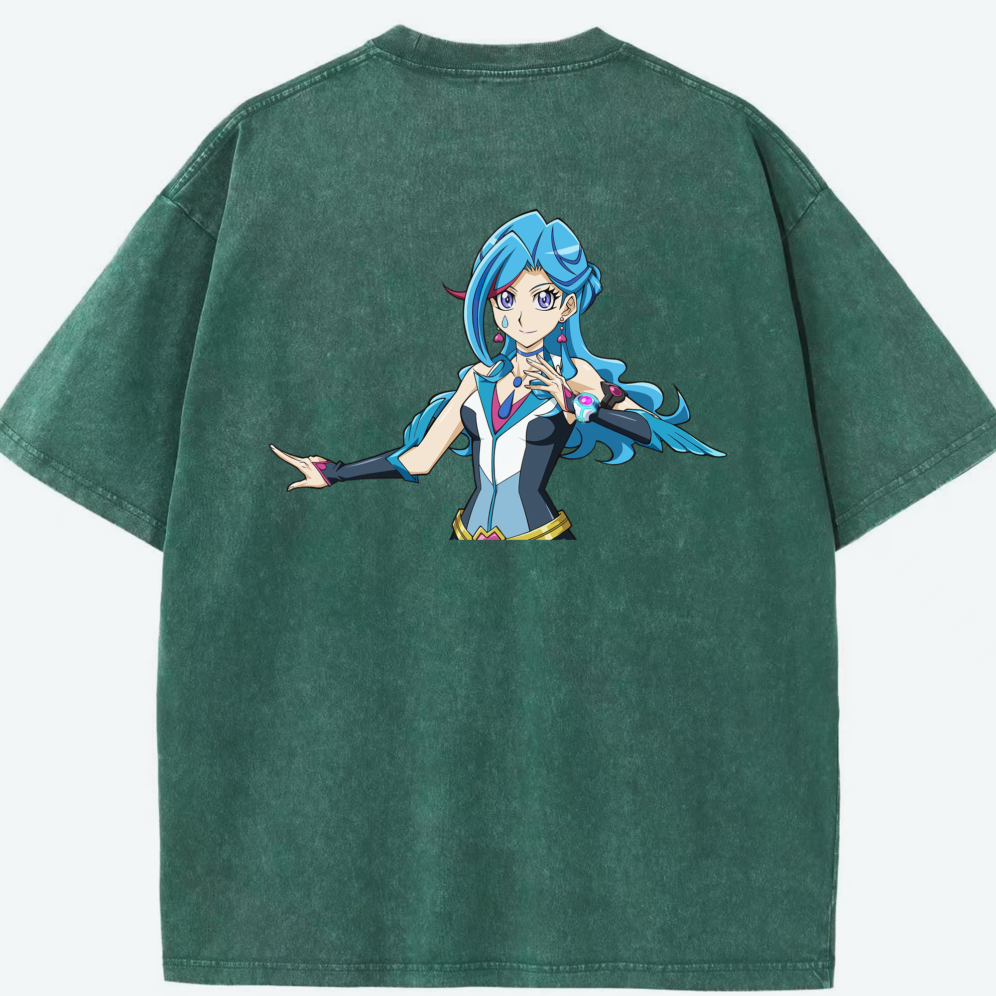 （画像用） 遊☆戯☆王 Yu-Gi-Oh! 綿100% ヴィンテージ風 半袖Tシャツ（背面プリント）